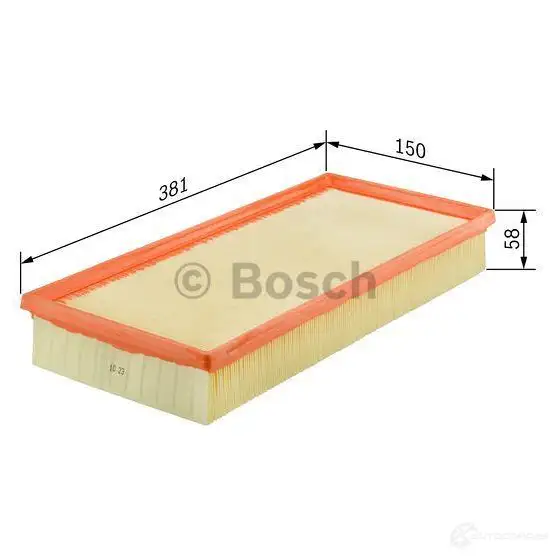 Воздушный фильтр BOSCH 1457429869 348892 Y4BO3 S 9869 изображение 3