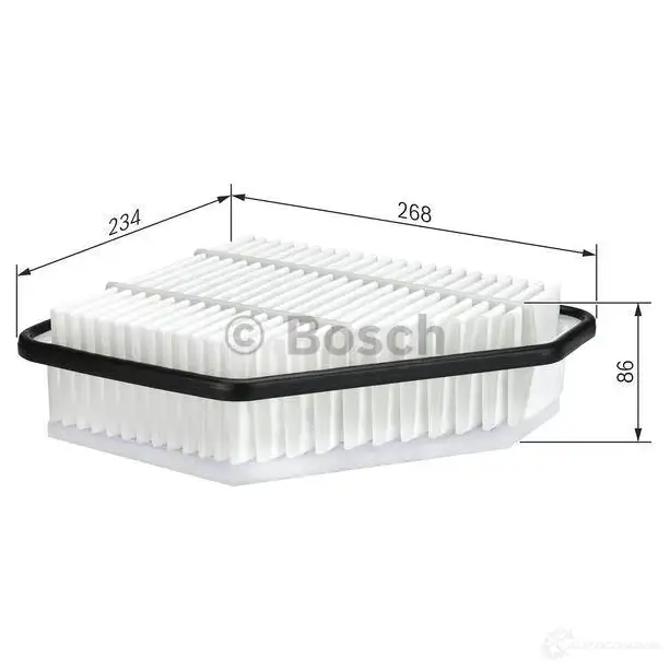 Воздушный фильтр BOSCH 370027 S 0171 DZ0LG9 f026400171 изображение 4