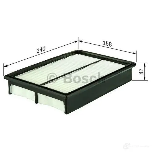 Воздушный фильтр BOSCH 370237 f026400439 1VRIA1 S04 39 изображение 3