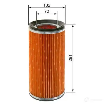 Воздушный фильтр BOSCH 1457433677 349324 F448U3 S 3677 - Изображение 1