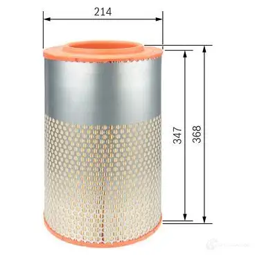 Воздушный фильтр BOSCH 1425137307 HP0Q6 f026400591 S 0591 - Изображение 1