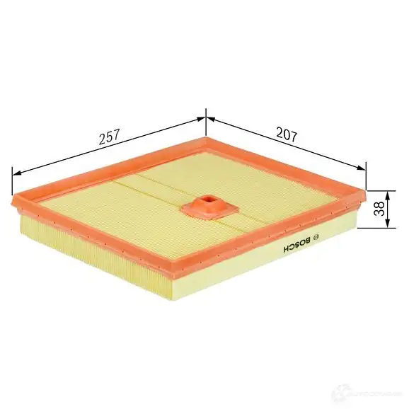 Воздушный фильтр BOSCH 1457433788 349376 S 3788 M9QJMPX изображение 0