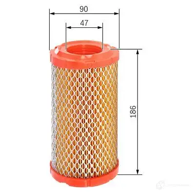 Воздушный фильтр BOSCH f026400371 S 0371 370198 ZZHGT - Изображение 1