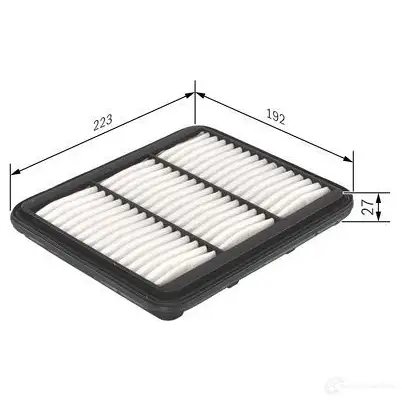 Воздушный фильтр BOSCH S016 7 7NYN1 f026400167 370023 изображение 8