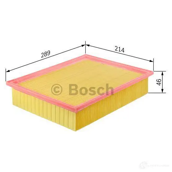 Воздушный фильтр BOSCH FYZKL 1457429987 S 9987 348949 изображение 3