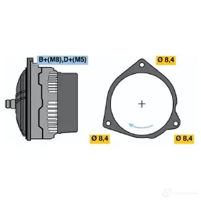 Генератор BOSCH GD4ITL GC (R) 14V 37-60A 0123105002 305059