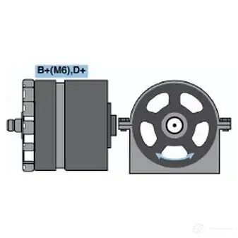 Генератор BOSCH 311 2 331990 8WOZ2 0986031120