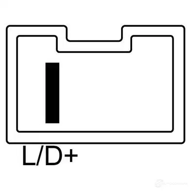 Генератор BOSCH 388 4 V0757N0 332432 0986038841 - Изображение 1