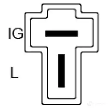 Генератор BOSCH 332329 H42S65U 3 727 0986037271 - Изображение 1