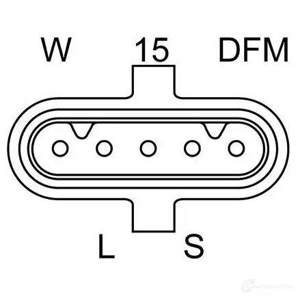 Генератор BOSCH 333085 4 782 R9DEGZ2 0986047820 изображение 2