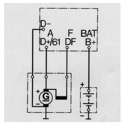 Щетки генератора, с регулятором BOSCH RS/UAA300/12/24 306313 0190309005 RS/UAA 300/12/24 - Изображение 1