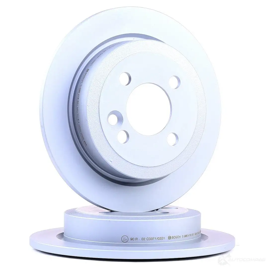 Тормозной диск BOSCH BD520 339047 E1 90 R -02C0371/0321 0986478601 - Изображение 1