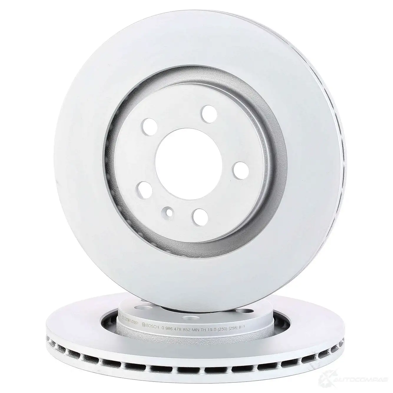 Тормозной диск BOSCH BD 752 339218 IW3TUA 0986478852 - Изображение 1