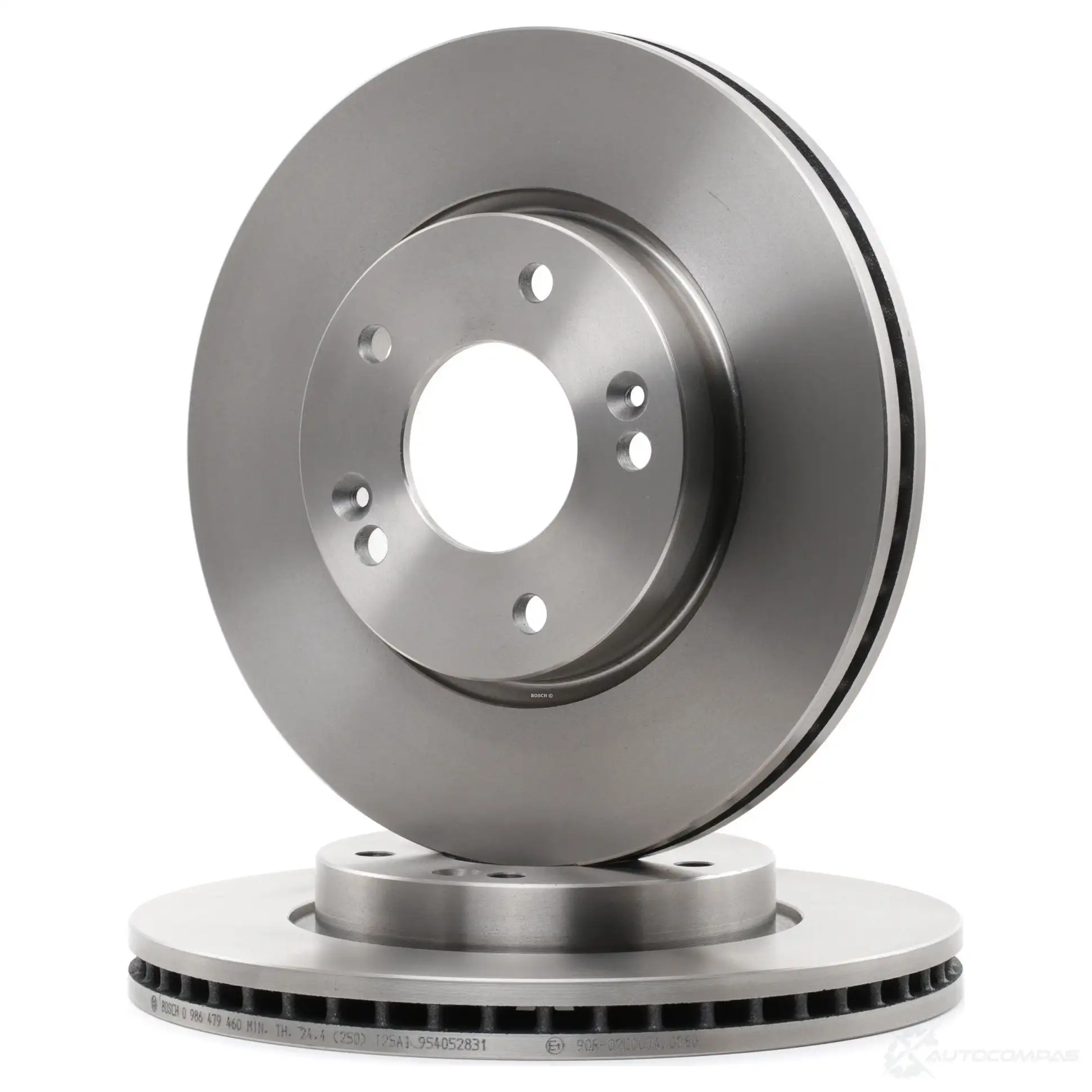 Тормозной диск BOSCH E1 90 R - 02C0074/0280 0986479460 BD1324 339701 - Изображение 1