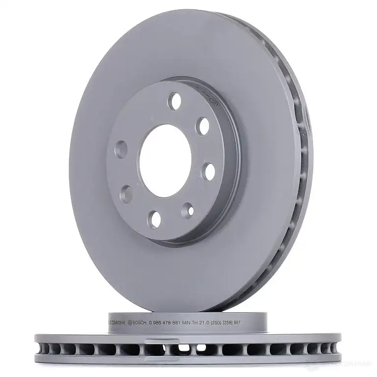 Тормозной диск BOSCH BD 780 339244 0986478881 9PDXT - Изображение 1