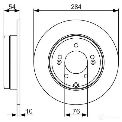 Тормозной диск BOSCH 340187 BD1732 0986479a45 E1 90 R -02C0372/0040 изображение 0