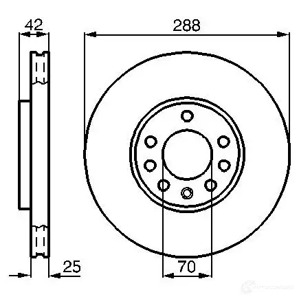 Тормозной диск BOSCH 340334 BD1 756 0986479r21 H4EH1X