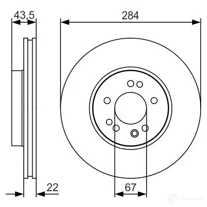 Тормозной диск BOSCH 340421 0986479s15 9C6Q4B0 BD19 10