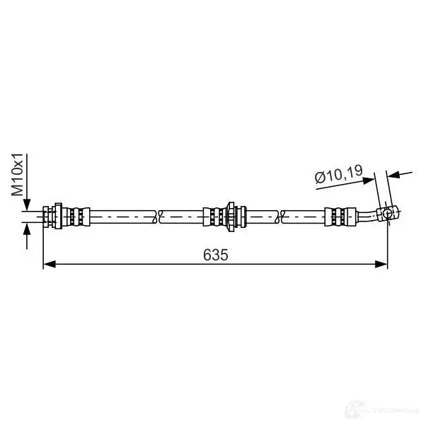 Тормозной шланг BOSCH BH132 0 354530 74OP8CD 1987481432