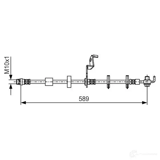 Тормозной шланг BOSCH BH9 81 1987481089 DDCG2 354207