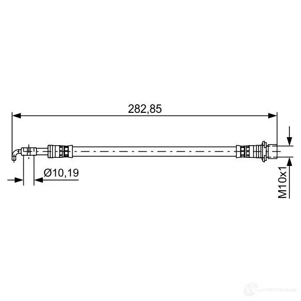 Тормозной шланг BOSCH 354736 B H1527 XCUS2 1987481643