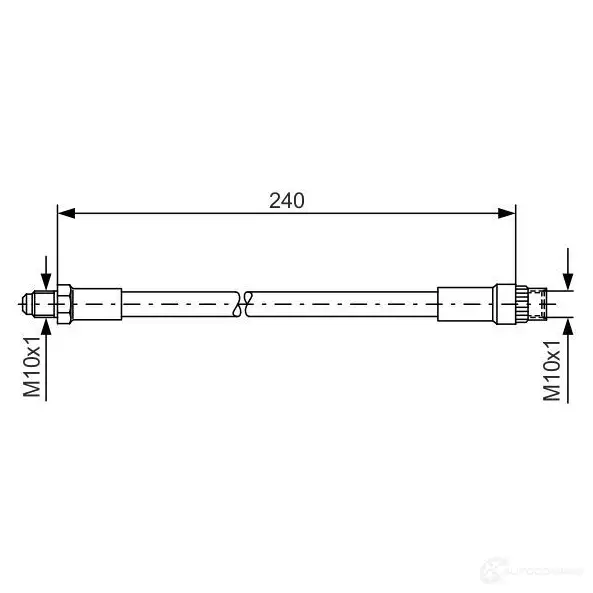 Тормозной шланг BOSCH VDF63U4 1987476421 BH 133 352875