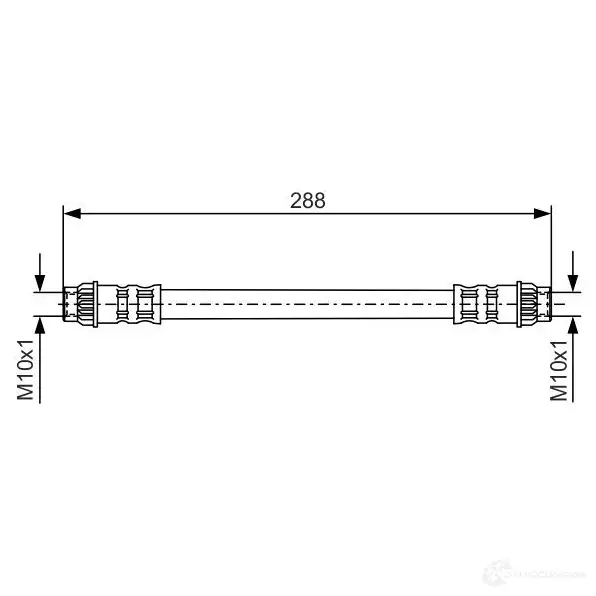 Тормозной шланг BOSCH BH2 51 1987476557 PJDI01T 352977