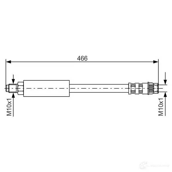 Тормозной шланг BOSCH H9XXM 352923 1987476492 BH 186 изображение 0