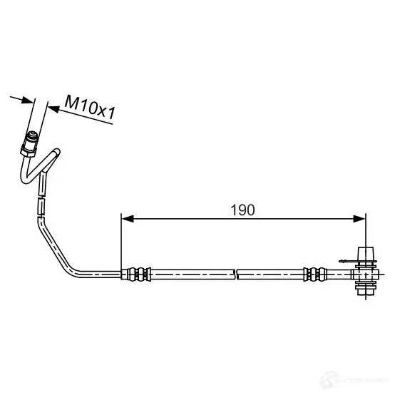 Тормозной шланг BOSCH B H1419 354631 HL8QEQZ 1987481535