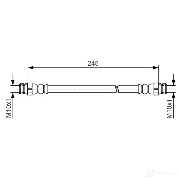 Тормозной шланг BOSCH 1987481457 8QYD6G BH134 5 354555