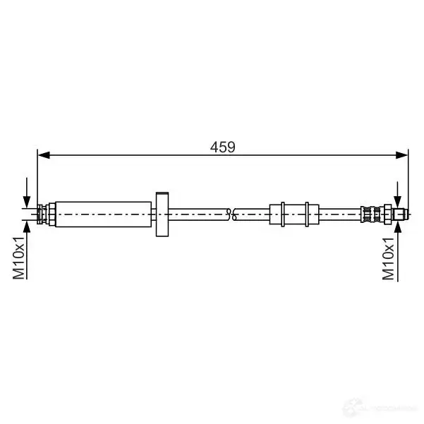 Тормозной шланг BOSCH Z7AEMV 352907 BH15 7 1987476462 изображение 0