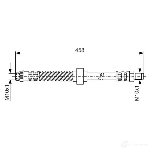 Тормозной шланг BOSCH BH4 23 MHCFJN 1987476730 353118