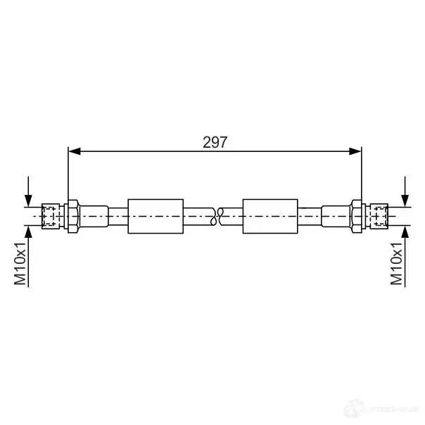 Тормозной шланг BOSCH BH 106 352842 58ZGQ 1987476380 изображение 0