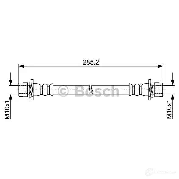 Тормозной шланг BOSCH 355027 BH18 18 JDVY5 1987481934 - Изображение 1
