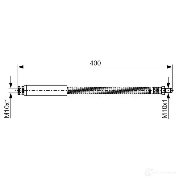 Тормозной шланг BOSCH BH1 250 RRBG7NV 354459 1987481358