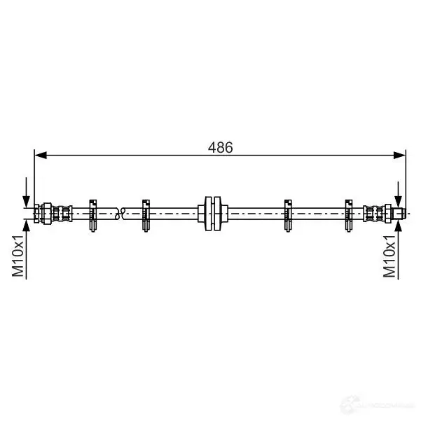 Тормозной шланг BOSCH 1987476759 353141 BH 450 7V8H1C