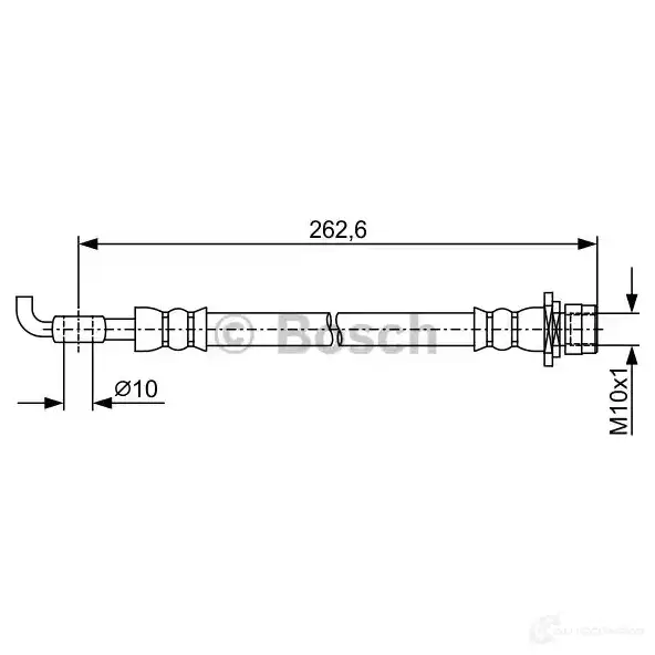 Тормозной шланг BOSCH 1987481936 5DTKIYT 355029 BH 1820 - Изображение 1
