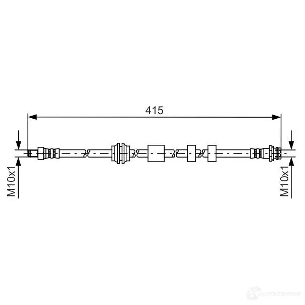 Тормозной шланг BOSCH 1987481425 BH 1313 354523 HED1N65