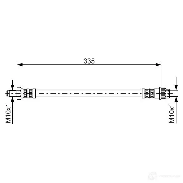 Тормозной шланг BOSCH BH59 9 CQYJGLU 353275 1987476955