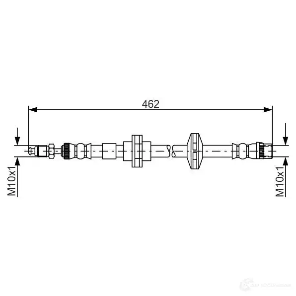 Тормозной шланг BOSCH BH 1449 1987481565 354658 BH1618