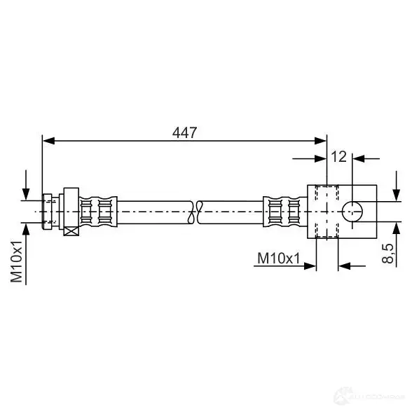 Тормозной шланг BOSCH DWUHF BH99 3 354219 1987481101