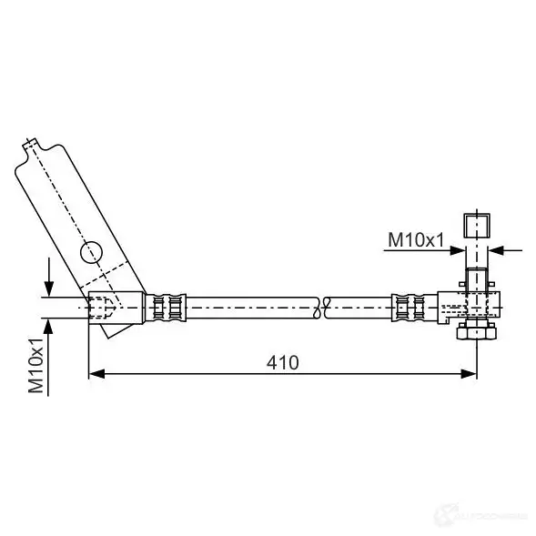 Тормозной шланг BOSCH 475P6Z 1987481046 354166 BH9 38 изображение 0