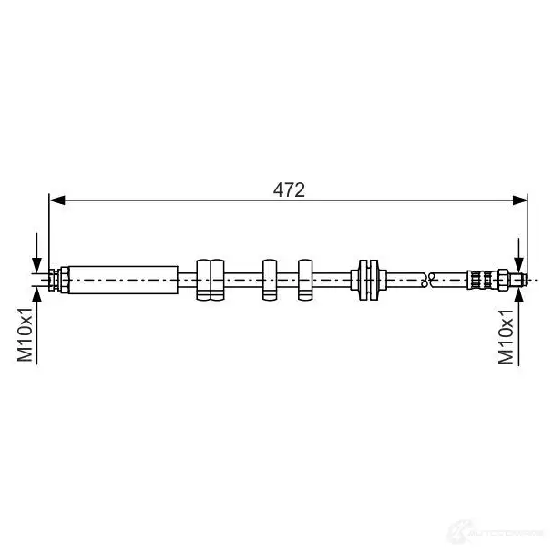 Тормозной шланг BOSCH 1987476769 BH45 8 353149 3WCJRJ