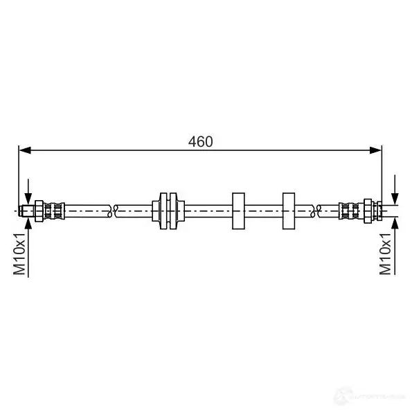 Тормозной шланг BOSCH 353288 BH 614 G5MUV4D 1987476972
