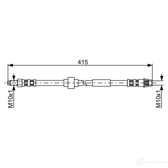 Тормозной шланг BOSCH 1987481165 354281 KAB5W BH1 057