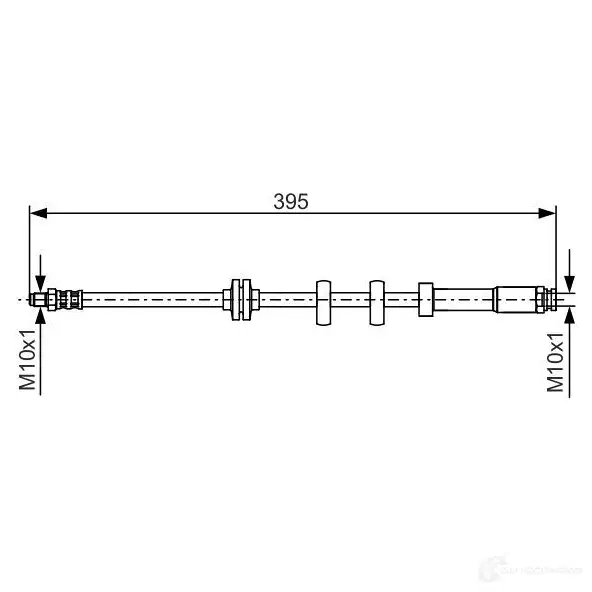 Тормозной шланг BOSCH 353033 1987476635 7MEIEH0 BH3 28