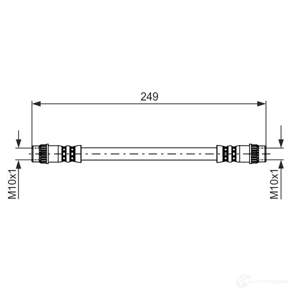 Тормозной шланг BOSCH 1987476708 BH40 1 353100 1FD889N