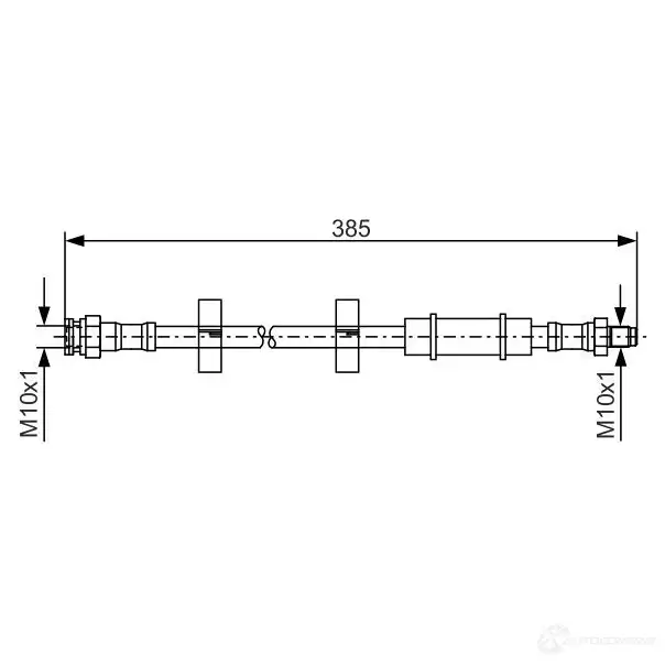 Тормозной шланг BOSCH BH15 5 V5MNX 352905 1987476460