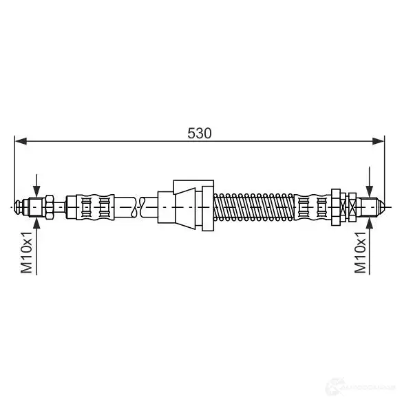 Тормозной шланг BOSCH 1987476605 353009 VST3S BH29 8