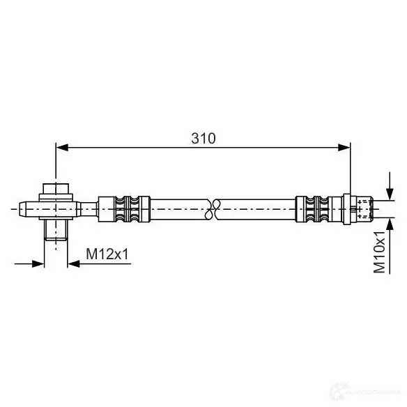 Тормозной шланг BOSCH JW3T3W 352797 B H784 1987476308